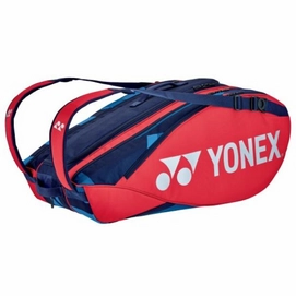 Tennistasche Yonex Pro Schlägertasche 9 Scarlet