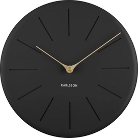 Klok Karlsson Sole Station Polyresin Matt Black 25 cm