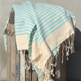Fouta  Zebra Blue Turquoise Call it