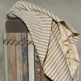 Fouta Call it Zebra Taupe