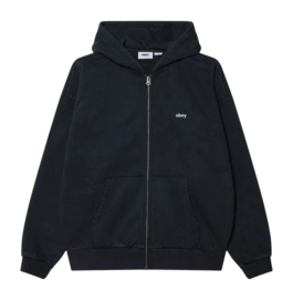 Zip Hood Obey Men Lowercase Pigment Pigment Dark Navy