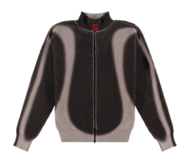 Zip Up Sweater The New Orignals Men Fisherman Curve Hummus