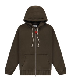 Zip Up The New Orignals Men Chunky Knit Acid Brown