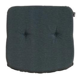Coussin d'Assise Hartman Cuba Graphite Blue (46 x 45 cm)