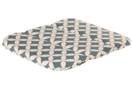 Coussin de Chaise Hartman Rio Blue Delphine (44 x 40 cm)