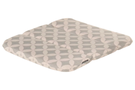 Galette de Chaise Hartman Rio Grey Delphine (44 x 40 cm)