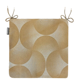 Coussin d'Assise Madison Universeel Rits Napels Mustard Revêtement WR (40x 40 cm)