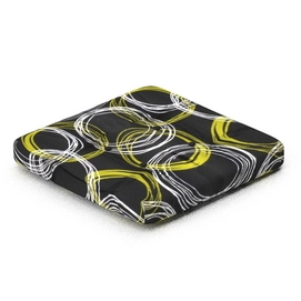 Zitkussen Hartman Spirals Black (50 x 50 cm)