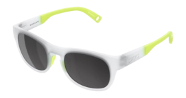 Zonnebril POC Kids Evolve Uranium Black Trans/Fluo Limegreen/Clarity POCito/Sunny Grey Gepolariseerd