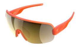 Zonnebril POC Unisex Aim Fluo Orange Translucent Clarity Road/Partly Sunny Gold