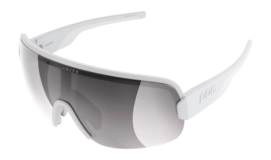 Zonnebril POC Unisex Aim Hydrogen White/Clarity Road/Sunny Silver Gepolariseerd