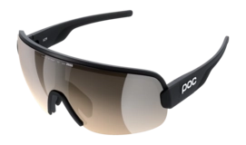 Zonnebril POC Unisex Aim Uranium Black Clarity Trail/Partly Sunny Silver Gepolariseerd