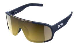 Zonnebril POC Unisex Aspire Apatite Navy Clarity Road Partly Sunny Gold Meekleurende lens