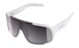 Zonnebril POC Unisex Aspire Mid Hydrogen White/Clarity Road/Sunny Silver Gepolariseerd
