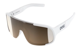 Zonnebril POC Unisex Aspire Mid Hydrogen White/Clarity Trail /Partly Sunny Silver Gepolariseerd