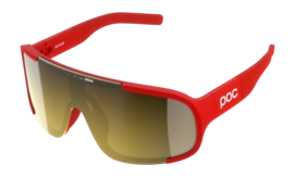 Zonnebril POC Unisex Aspire Prismane Red Clarity Road/Partly Sunny Gold Ri-Pel