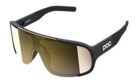 Zonnebril POC Unisex Aspire Uranium Black/Clarity Road/Partly Sunny Gold Gepolariseerde glazen