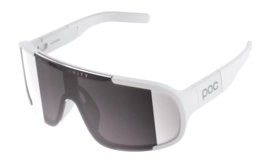 Zonnebril POC Unisex Aspire Wide Fit Hydrogen White/Clarity Road/Sunny Silver Gepolariseerd