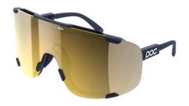 Zonnebril POC Unisex Devour Apatite Navy/Clarity Road/Partly Sunny Gold UV400