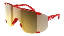 Zonnebril POC Unisex Devour Prismane Red/Clarity Road/Partly Sunny Gold UV400