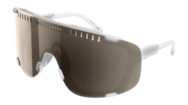 Zonnebril POC Unisex Devour Transparant Crystal Clarity Trail Partly Sunny Silver Gepolariseerde glazen