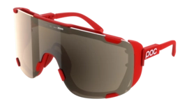 Zonnebril POC Unisex Devour Ultra Prismane Red Clarity Trail/Partly Sunny Silver
