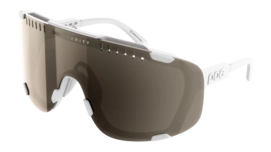 Zonnebril POC Unisex Devour Wide Fit Hydrogen White Clarity Trail /Partly Sunny Silver Gepolariseerd