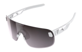 Zonnebril POC Unisex Elicit Hydrogen White/Clarity Road/Sunny Silver Gepolariseerde lenzen