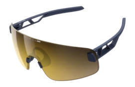 Zonnebril POC Unisex Elicit Toric Apatite Navy Clarity Road/Partly Sunny Gold Gepolariseerd