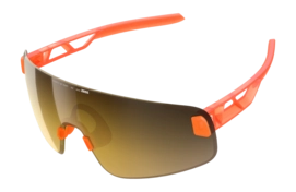 Zonnebril POC Unisex Elicit Toric Fluo Orange Translucent/Clarity Road/Partly Sunny Gold Gepolariseerd