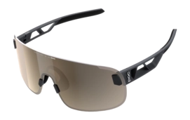 Zonnebril POC Unisex Elicit Uranium Black/Clarity Trail/Partly Sunny Silver Gepolariseerd