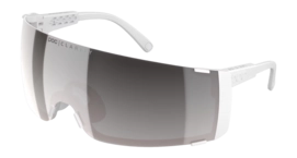Zonnebril POC Unisex Propel Hydrogen White/Clarity Road/Sunny Silver Gepolariseerd