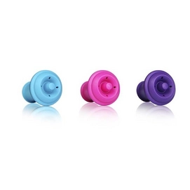 Wine Stopper Vacu Vin Blue / Pink / Purple (3 pc)