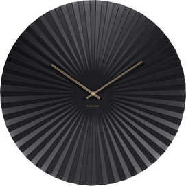 Clock Karlsson Sensu XL Steel Black 50 cm 25