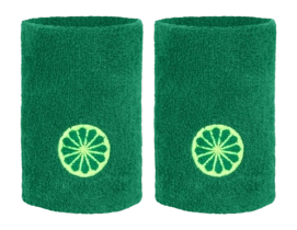 Zweetbandje The Indian Maharadja Dames en heren Wrist Sweat Band Lush Green