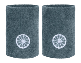 Zweetbandje The Indian Maharadja Dames en heren Wrist Sweat Band Misty Grey