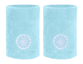 Zweetbandje The Indian Maharadja Dames en heren Wrist Sweat Band Surf Blue