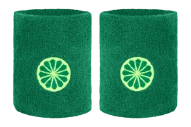 Zweetbandje The Indian Maharadja Dames Heren Wrist Sweatband Small Lush Green