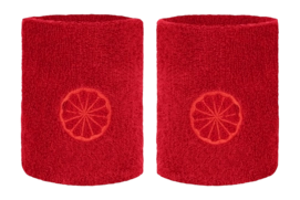 Zweetbandje The Indian Maharadja Dames en heren Wrist Sweatband Small Volcano Red