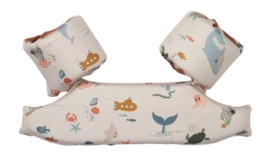 Zwembandje Liewood Darko Printed Swim Belt Sea Creature / Sandy 19/30 KG