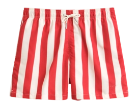Zwembroek GANT Men Block Striped Swim Shorts Rose Red Regular Fit
