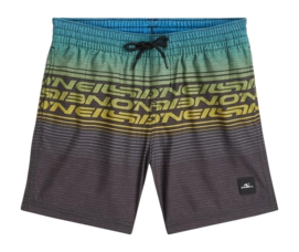 Zwembroek O'Neill Boys Logo Stripe Swimshorts Boys Blue Heritage O'Neill Regular Fit