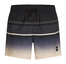 Zwembroek O'Neill Men Gradient 15 Inch Swimshorts Black Out Gradient Stripe Regular Fit