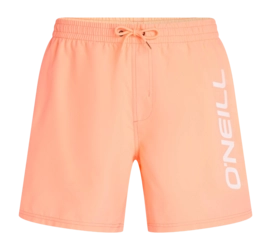 Zwembroek O'Neill Men Logo 16 Inch Funky Peach Swimshorts Regular Fit