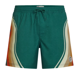 Zwembroek O'Neill Men O'Riginals Longboard 15 Inch Swimshorts Green Sideburns Regular Fit