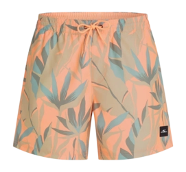 Zwembroek O'Neill Men Print 16 Inch Orange Tropicana Big Swimshorts Regular Fit