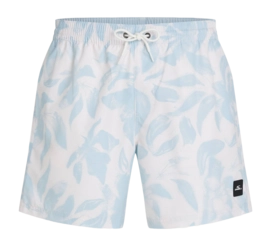 Zwembroek O'Neill Men Print 16 Inch White Spray Flower Swimshorts Regular Fit