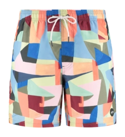 Zwembroek Shiwi Men Mike 7 Inch Multicolour Art Geo
