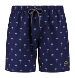 Zwembroek Shiwi Men Scratched Palm Dark Navy