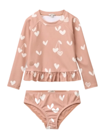 Zwempak Liewood Kids Dagny Sweethearts / Pale Tuscany 2-delige set